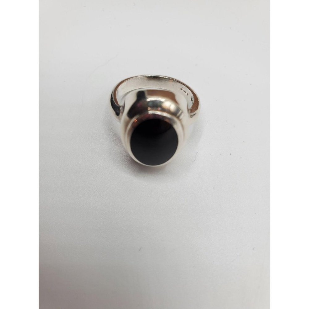 Boma sterling silver onyx ring